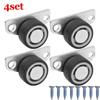 Mini Side Mount Caster Wheels Universal Furniture Caster Wheel Silent Rubber Furniture Casters Silent Table Cabinet