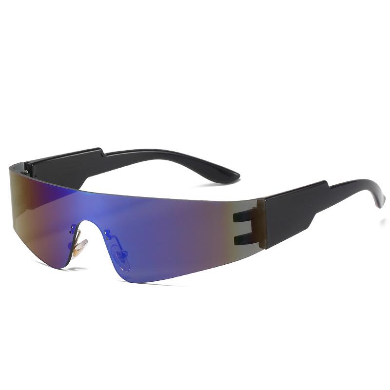 Unisex Frameless Sport Punk Sunglasses - Colorful Fashion Eyewear