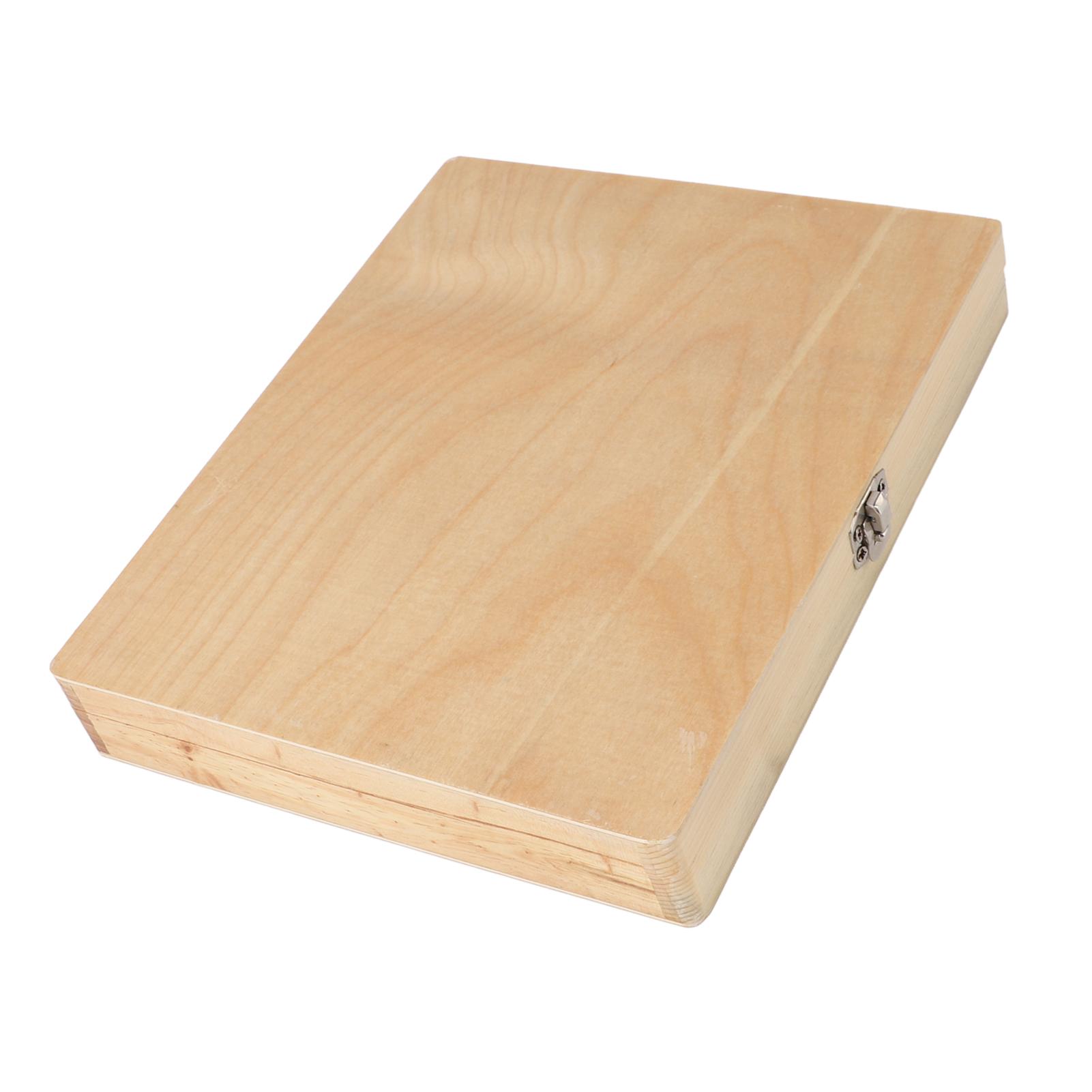 Holz Mikroskop Objektträgerbox Fassung für 100 Objektträger Mikroskop Objektträgerkasten Halter für Laborglas Präparieren Biowissenschaftliche Bildung