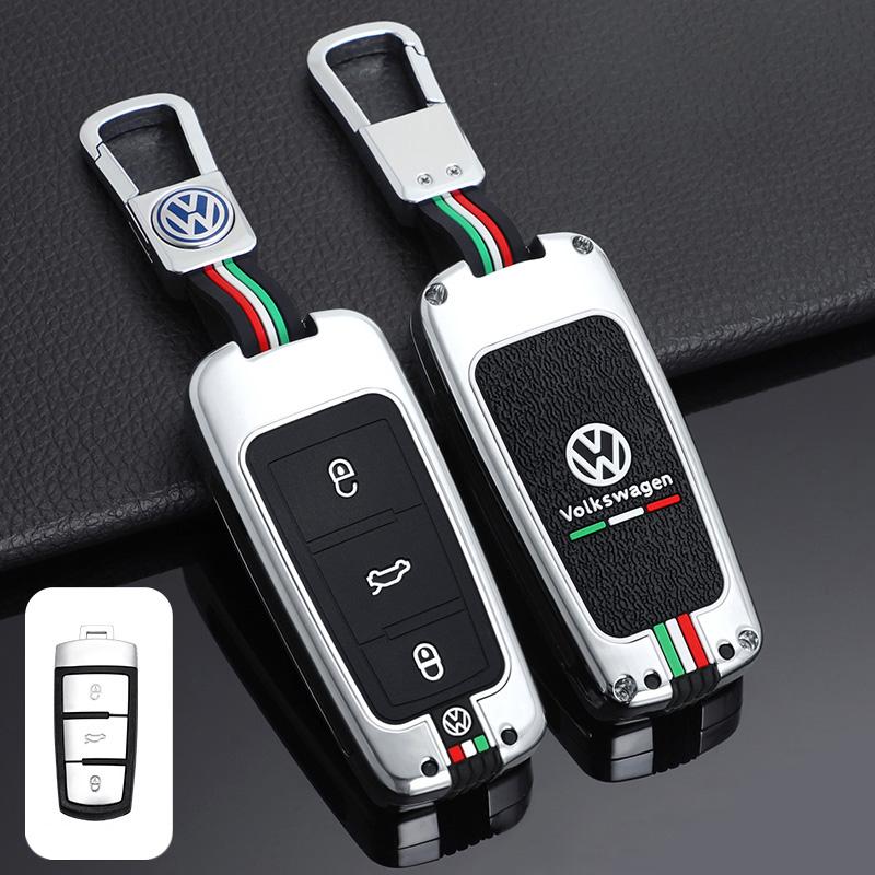 

Для VOLKSWAGEN VW Чехол-оболочка из цинкового сплава и кожи для автомобильного пульта-ключа Для Volkswagen VW Passat B6 B7 Magotan CC 3C 3C5 Автомобильный брелок