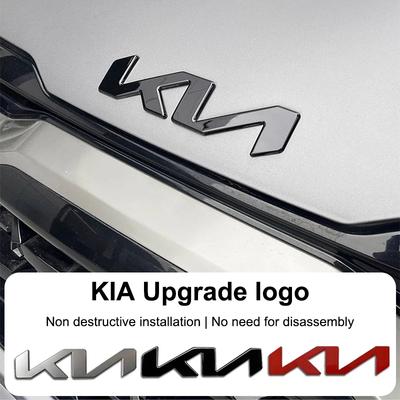 Capó Frontal de Coche Emblema Metálico 3D Pegatinas con Logo para Decoración de Maletero K5 K9 Sorento Ceed Sportage Carnival Stinger Forte Niro
