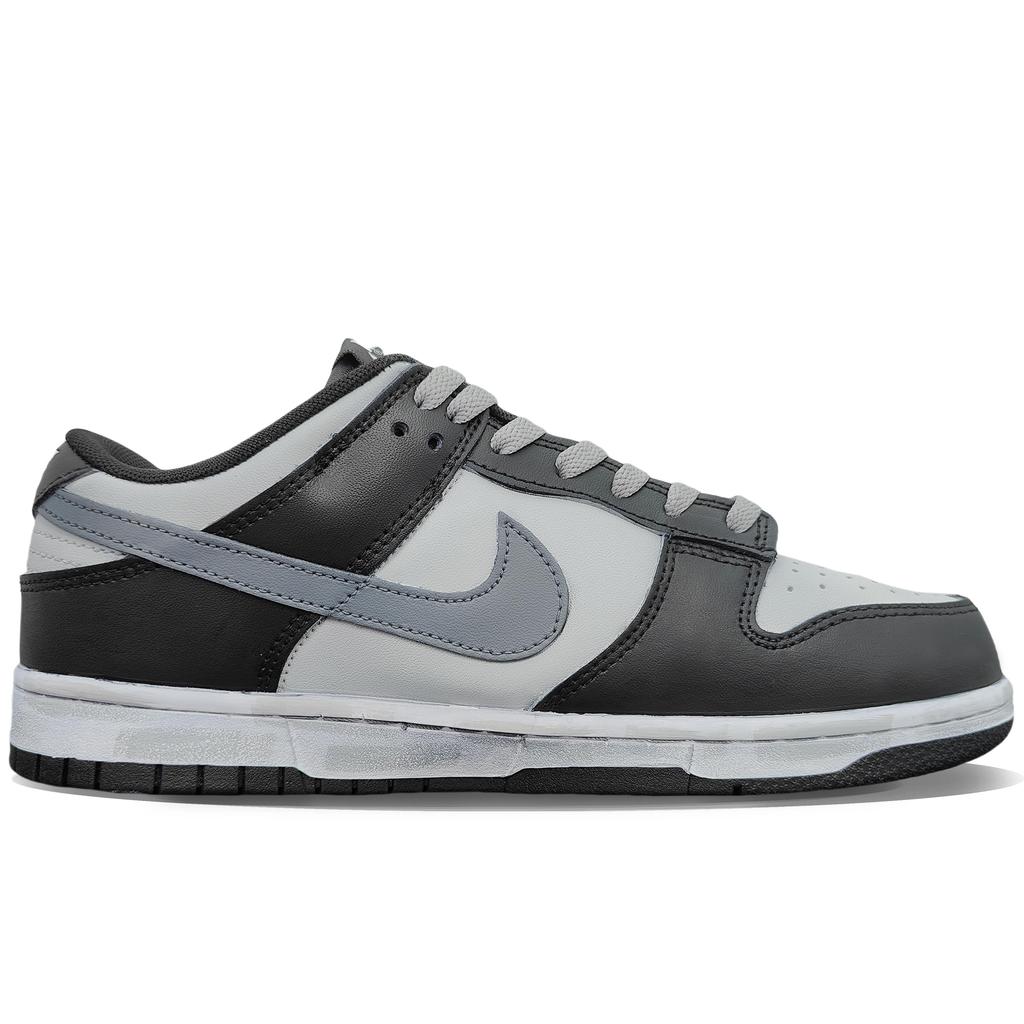 Nike Dunk Slip Resistant, Abrasion Resistant, Lightweight Low top Skateboard Shoes Unisex Black Gray DD1391-100(Team501-)