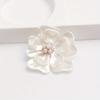 Pearl Plant Pins Elegant Design Dressing Decoration Jewelry Accessories Brooch  Gift