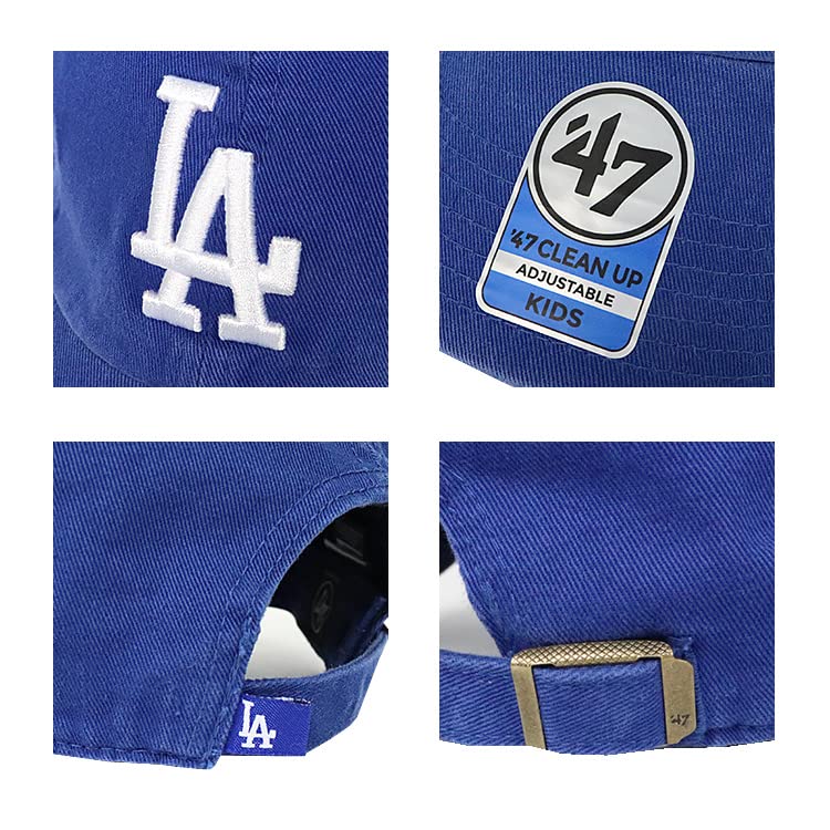 47 Major League Baseball Low Profile Baseball Boys Los Angeles Royal Blue [47] Kids' Cap, Logo, Cap, Cap, & Girls, Brand Dodgers, [Item]