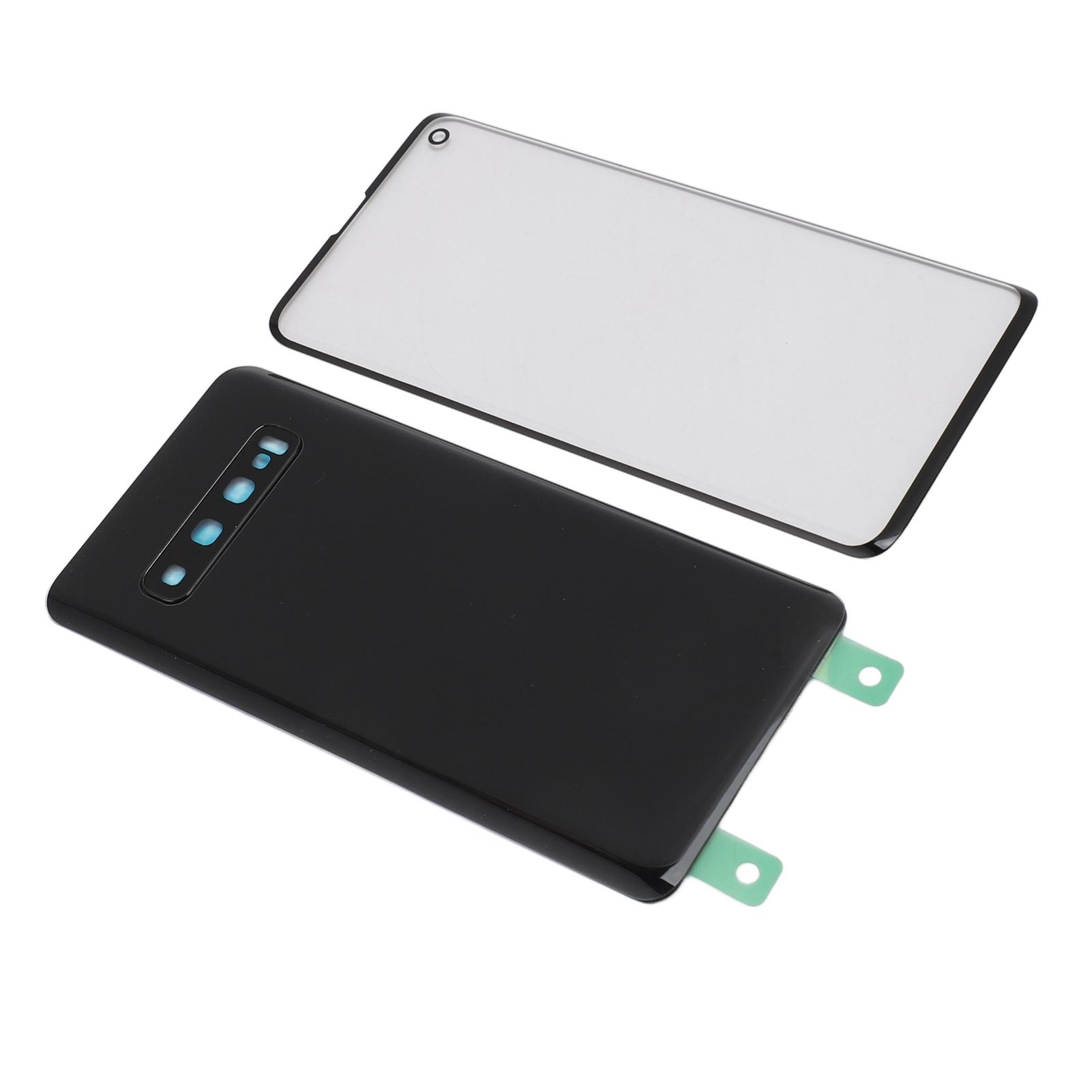 Back Glass Cover Replacement Housing Door Front Outer Lens Glass Screen for   S10 Pre Installed Camera Lens Waterproof Adhesive