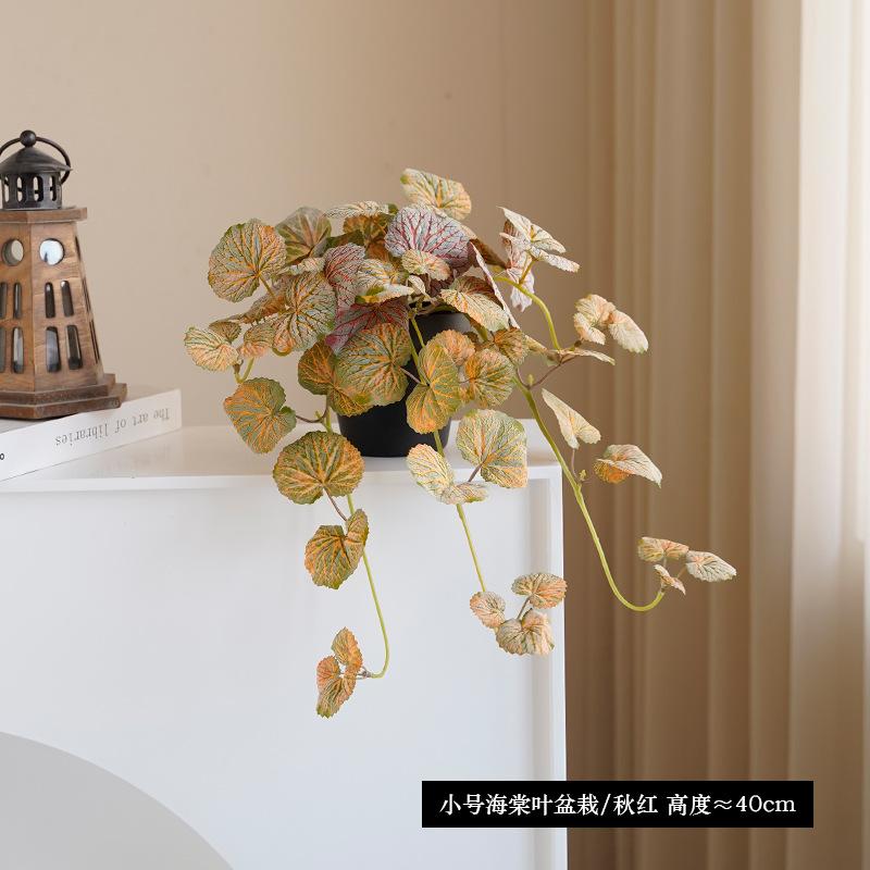 New Amazon hot-selling simulated green plants potted plants, European fresh home ornaments factory decorative green plants