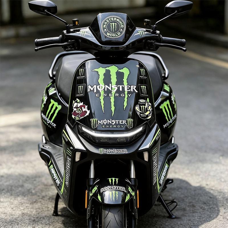 Monster Kralle Autoaufkleber Kratzstreifen Markierung Abnehmbar Wasserdicht Reflektierend Scheinwerfer Aufkleber Auto Styling Dekorationszubehör