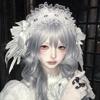 Jk Lolita Lace Headband Ribbon Bow Anime Maid Cosplay Headdress Creative Ruffled Hairband  Party