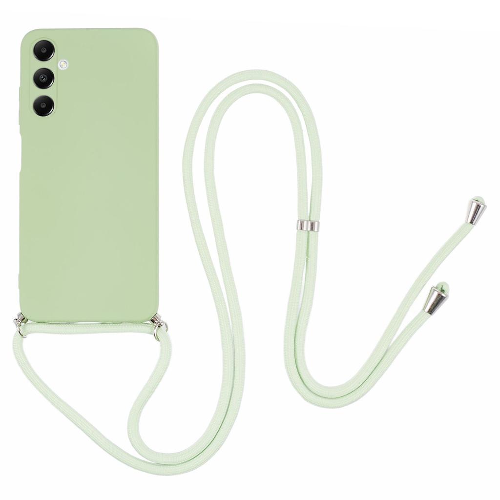 For Samsung Galaxy A05s 4G TPU Phone Case Microfiber Lining Rubberized Cover with Lanyard