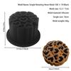 4 Inch Round Rotating Heart Flower Basket Coil Texture Design French Mousse Cake Mould Silicone Cake Mold Kitchen Bakeware