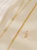 Minimalist Bracelet Jewelry Set Women's Cross Ring Integrated Ring Bracelet Exquisite Integrated Fashion Beach Style