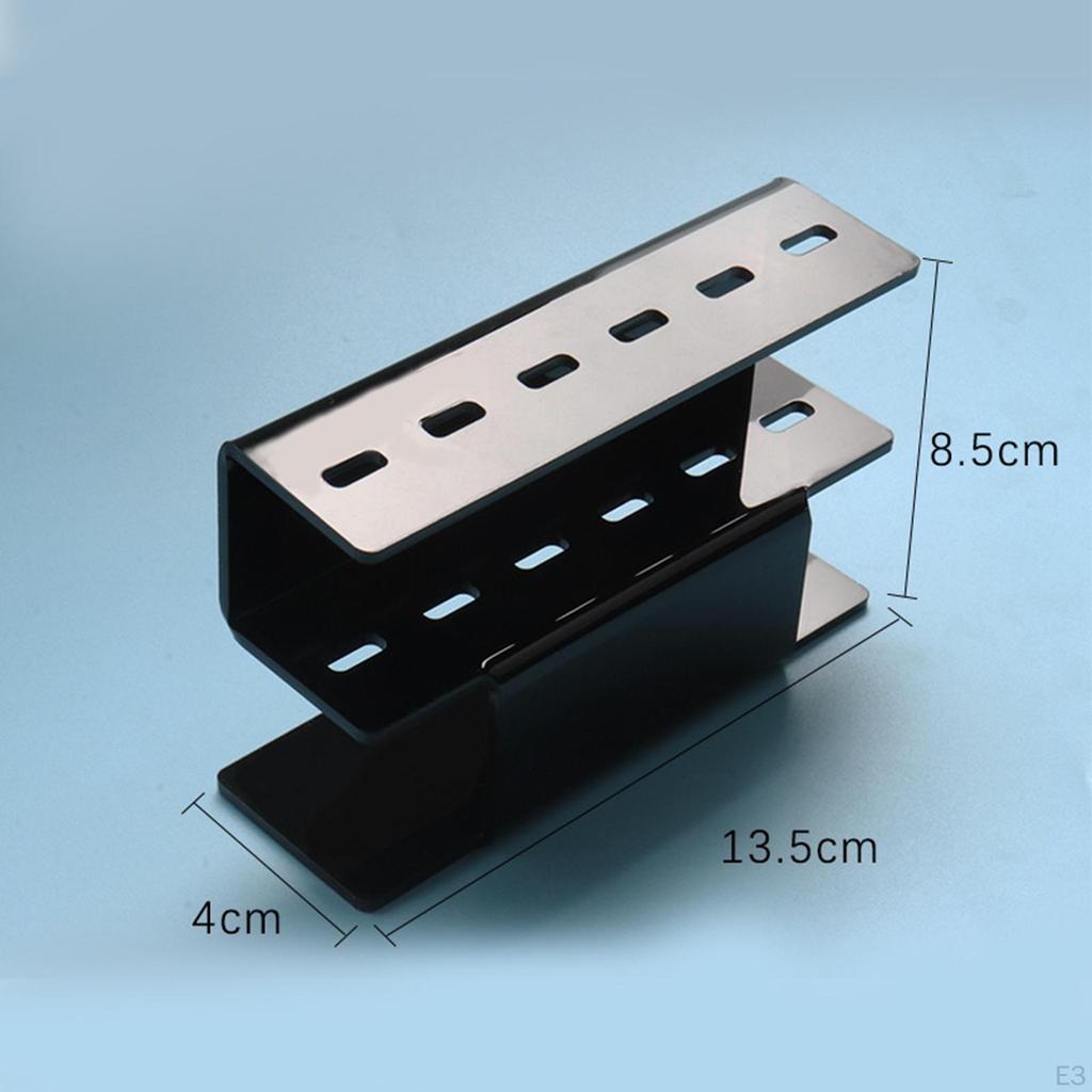 Stojak ekspozycyjny Trwały Akrylowy Uchwyty do przechowywania narzędzi do przedłużania Wieszak organizacyjny - 6 otworów