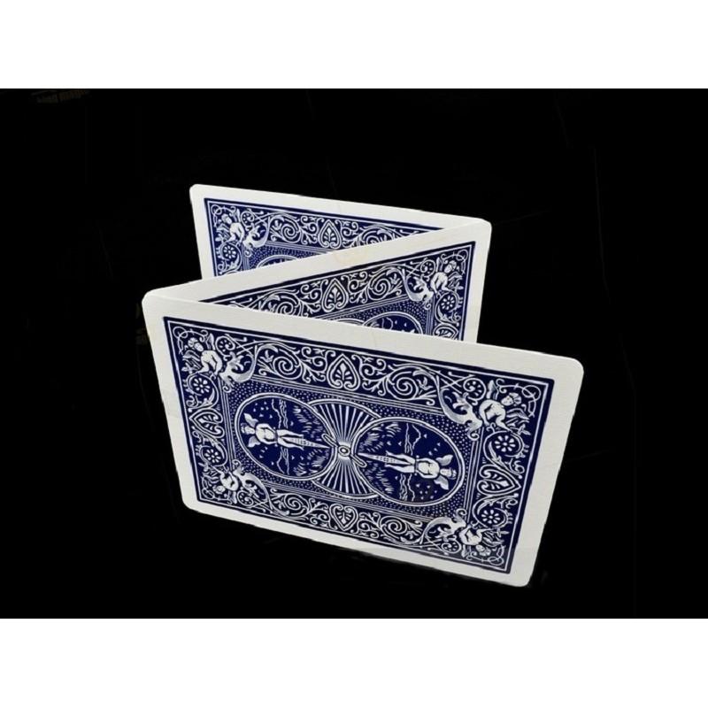 Bicycle Double Red/Blue Back No Face Playing Cards Gaff Deck Card Games Magic Tricks