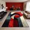 Nordic Abstract Style Large Living Room Carpet Flannel Non-slip Washable Sofa Decoration Rug Bedroom Cloakroom Fluffy Floor Mat