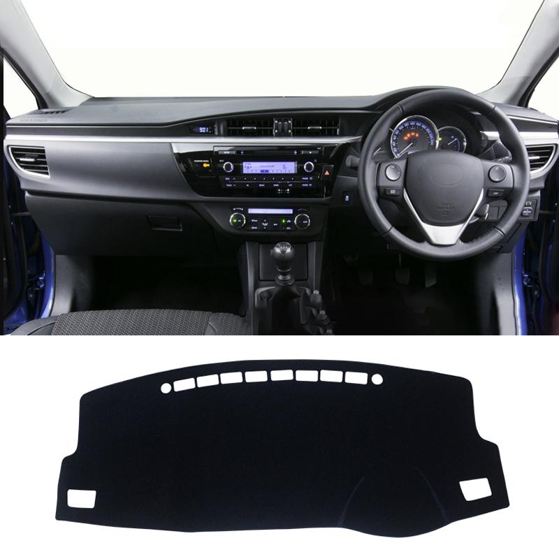 Auto Armaturenbrett Abdeckung Dash Anti-UV Matte Für Toyota Corolla E180 E150 2006 2007 2008 2009 2010 2012 2013 2014 2015 2016 2017 2018
