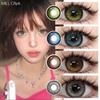 Barevné kontaktní čočky Mill Creek s předpisem Magic Color Series Cosplay Anime Eyes 1 rok použití Zelená Červená Modrá Kontaktní čočkyHydrogelSoftWT:40 %