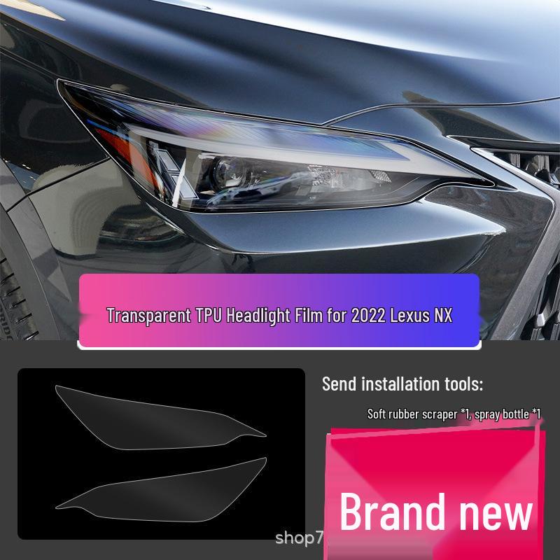 

Lexus LX570 Headlight Film – Transparent Smoked Light-Control Protective Film Default
