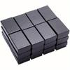 24-piece Set of Exquisite Black Diamond Pattern Jewellery Packaging Boxes - Perfect Square Gift Boxes for Gifting Jewellery