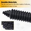 Universal Silicone Rack Pinion Steering Gaiter Pinion Boots+Cable Ties+Clamp Kit For Rack Steering Boot Gaiter And Pinion Boot