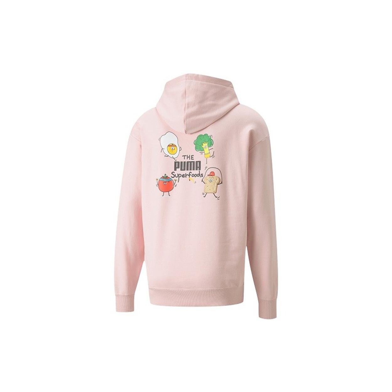 PUMA Club Graphic Living Series Funny Printing Knit Sports Pink Red Men s 533198-36 L
