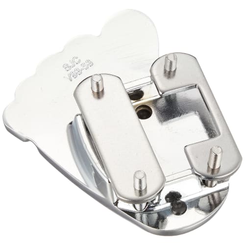 Kijima Brake Pedal Cover Foot Shaped Deluxe Chrome Plated MONKEY/JAZZ Aluminum 213-142