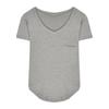T-shirt for Women In Summer V-neck Design Inner Layer Irregular Base Shirt Spicy Girl Pure Desire Style Short Sleeved Top Shirt