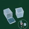 Mini Plastic Box Rectangular Translucent Packing Box Dustproof Durable Strong Jewelry Button Sundries Storage Case Container