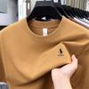 Men's Lightweight 100% Cotton Casual Round Neck T-shirt - Breathable and Fashionable for Summer