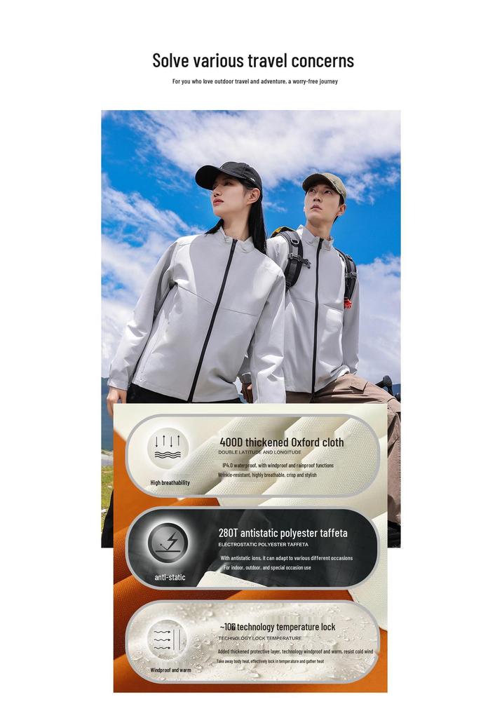 Custom Logo Business Jacket: Thin Style Stand-Up Collar Trench Coat Outerwear for Autumn/Winter – Made-to-Order Group Uniform