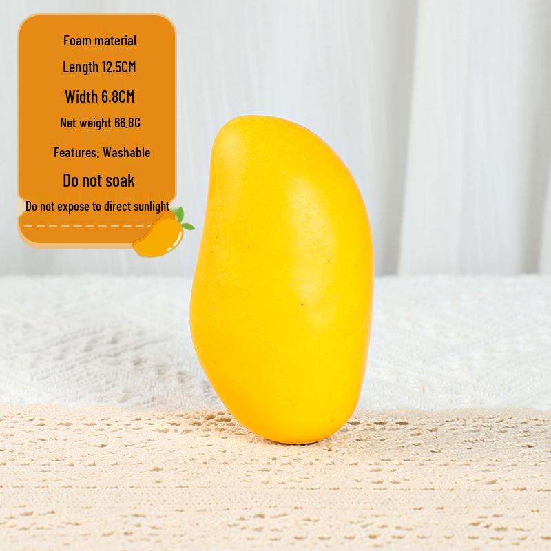 Mango Foam Fruit Model for Photography Prop & Children's Role-Play
