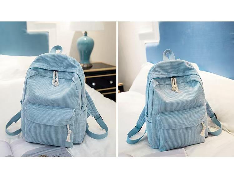 Schoolbag female Korean version Kaibo Harajuku ulzzang high school student personality velvet college style backpack female backpack