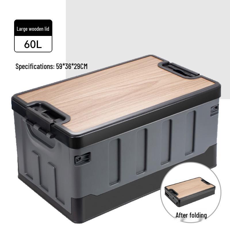Vehicle Trunk Organizer: Car Interior Storage Box and Tail Box Case for Practical Item Collection.