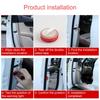 1pcs Car Door Warning Led Light Wireless Safety Warning Anti-collision 5 LED Magnetic Sensor Strobe Flashing Alarm Signal Lights