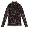 Womens/Ladies Flowers High-Neck Top