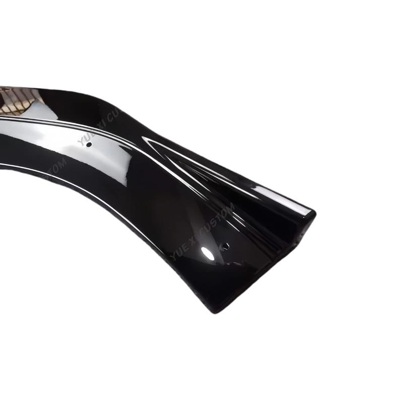 MAXTON Style Glossy Black Car Front Bumper Splitter Lip For Volkswagen Golf 7.5 GTI 2017-2020 Front Bumper Lip Diffuser BodyKits