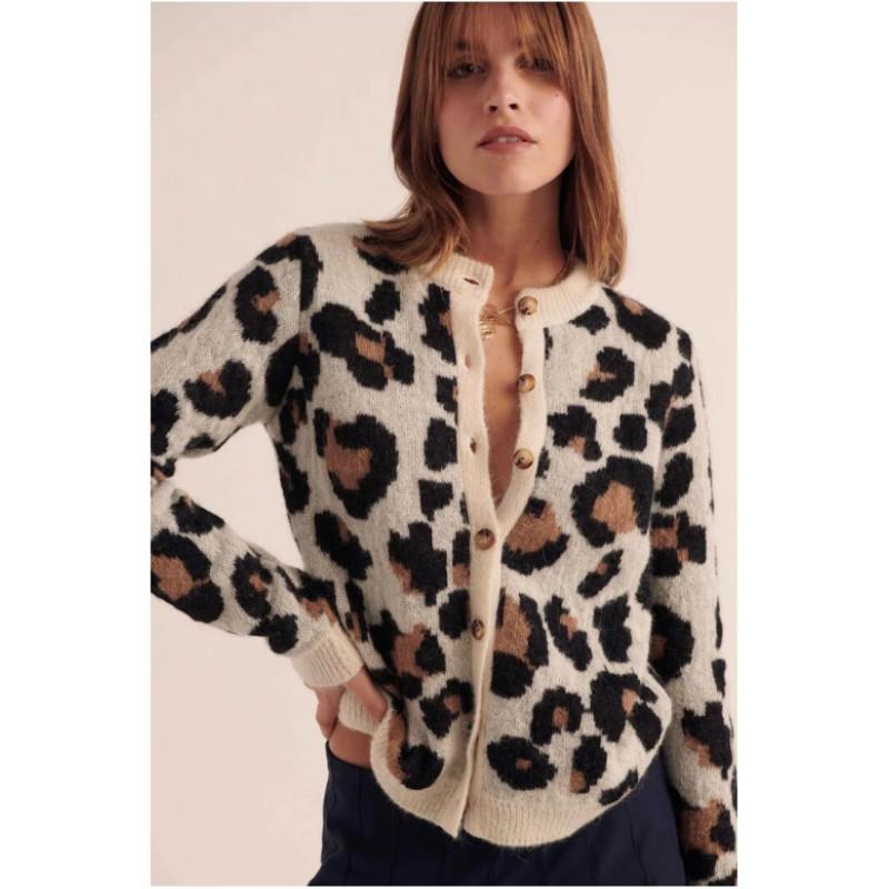 

Женский осенний топ с круглым вырезом, винтажный, для通勤, повседневный, красивая персонализированная куртка-кардиган XXS