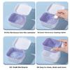 Travel Double Layer Braces Box Draining Mini Orthodontic Retainer Case Portable Denture Storage Box