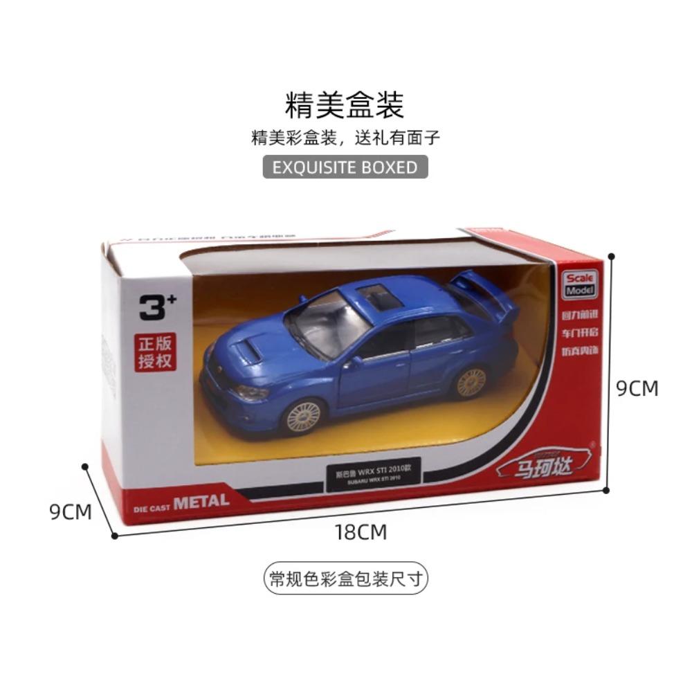 1/36 Subaru WRX STI Car Styling Licensed Diecast Car Model Toy Alloy Metal High Simulation for Collection Gifts F44
