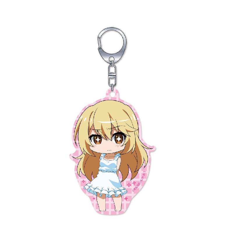 

Anime A Certain Scientific Railgun Acrylic Keychain Pendant Bag Car Keychain Cell phone Accessories present Firend Gift 6 cm