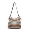Large capacity straw woven bag women's summer new seaside vacation woven bag lazy wind shoulder tote bag