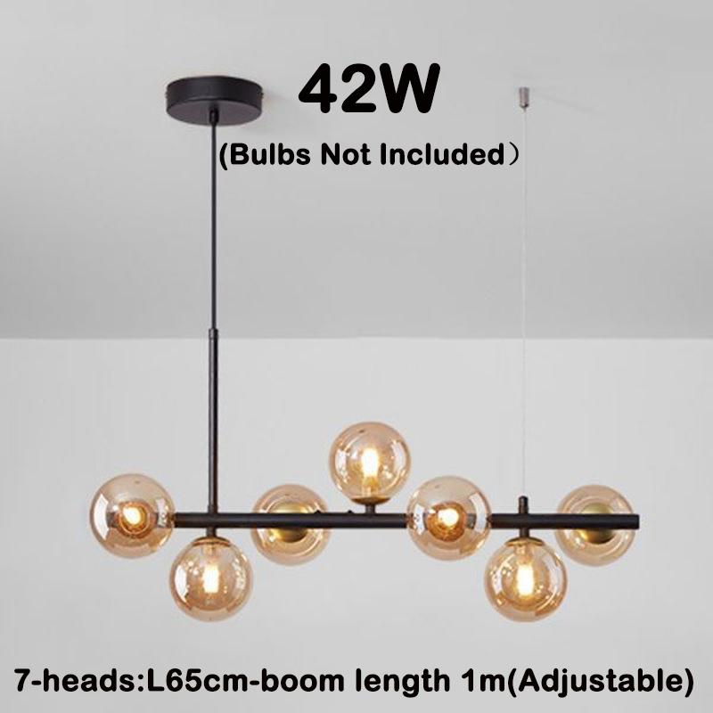 Modern Glass Ball Ceiling Chandelier for