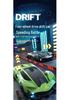 RC Drift Car: High-Speed 4WD Remote Control with Rechargeable Lights, Ideal for Kids.