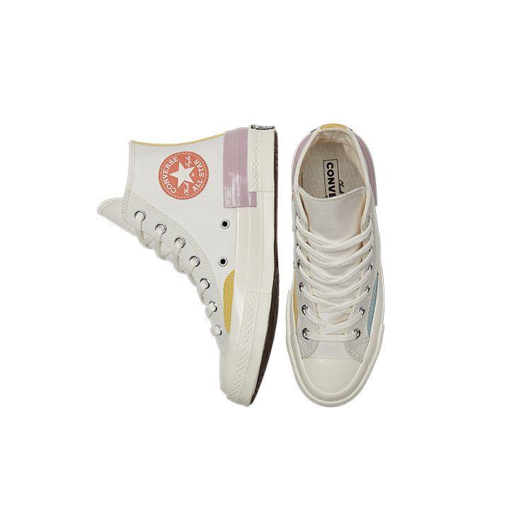 Converse Chuck 70 High White Multi Dame Joggesko Egret Multi-Color 572444C