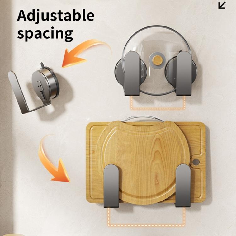 Mehrzweck-Wandmontierte Topfdeckelhalter Elegante Designs Wohnaccessoire für Küchenzubehör und Badezimmergebrauch