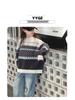 Girls' Diamond Knit Sweater - Korean Style Pullover for Older Children, Autumn/Winter 2025