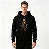 Men's Super Saiyan Print Pullover Hoodie Casual Long Sleeve Loose Streetwear Hooded Sweatshirt
