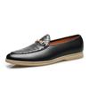 Fashion Men's Casual Shoes Men Horsebit Loafers Moccasins Mens Party Wedding Shoe Light Comfortable Driving Flats