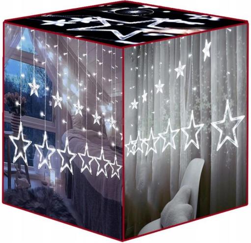 LED Christmas tree light curtain stars for Christmas trees cold 120 4.7m
