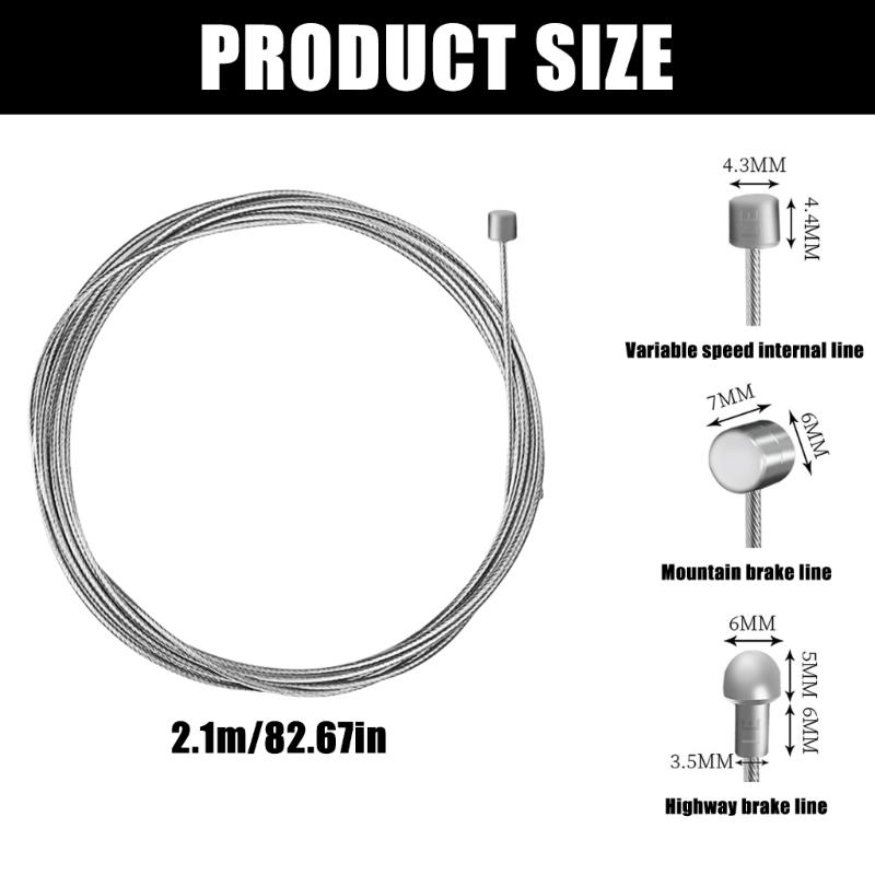 Bicycles Brake Wire Set for Mountain Bicycles Shifts Wire Cable for Mountain Bikes Bicycles Brake Cable Shifter Cables