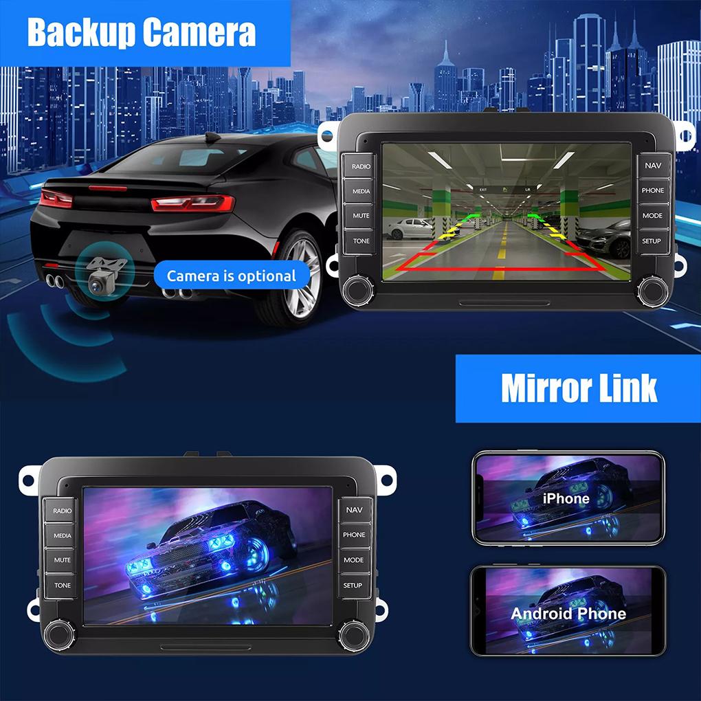 Black Stay Connected And Entertained With GOLF MK6 7 Car Radio For GOLF MK6 7